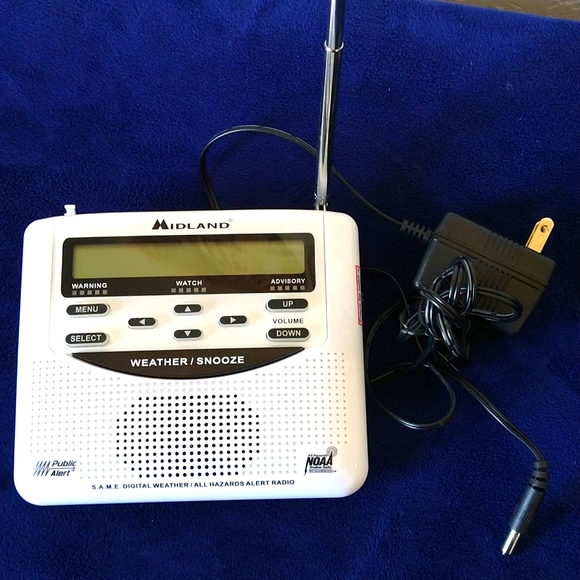 Midland Weather Alert Radio S.A.M.E Digital Technology NWOT - Picture 6 of 11